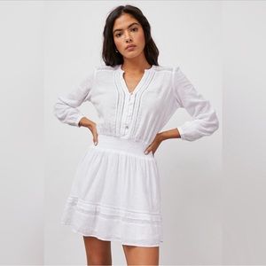 RAILS Jasmine Dress White Lace Detail
